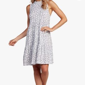 NWT Mud Pie Tully Tiered Sleeveless Leopard Dress Large